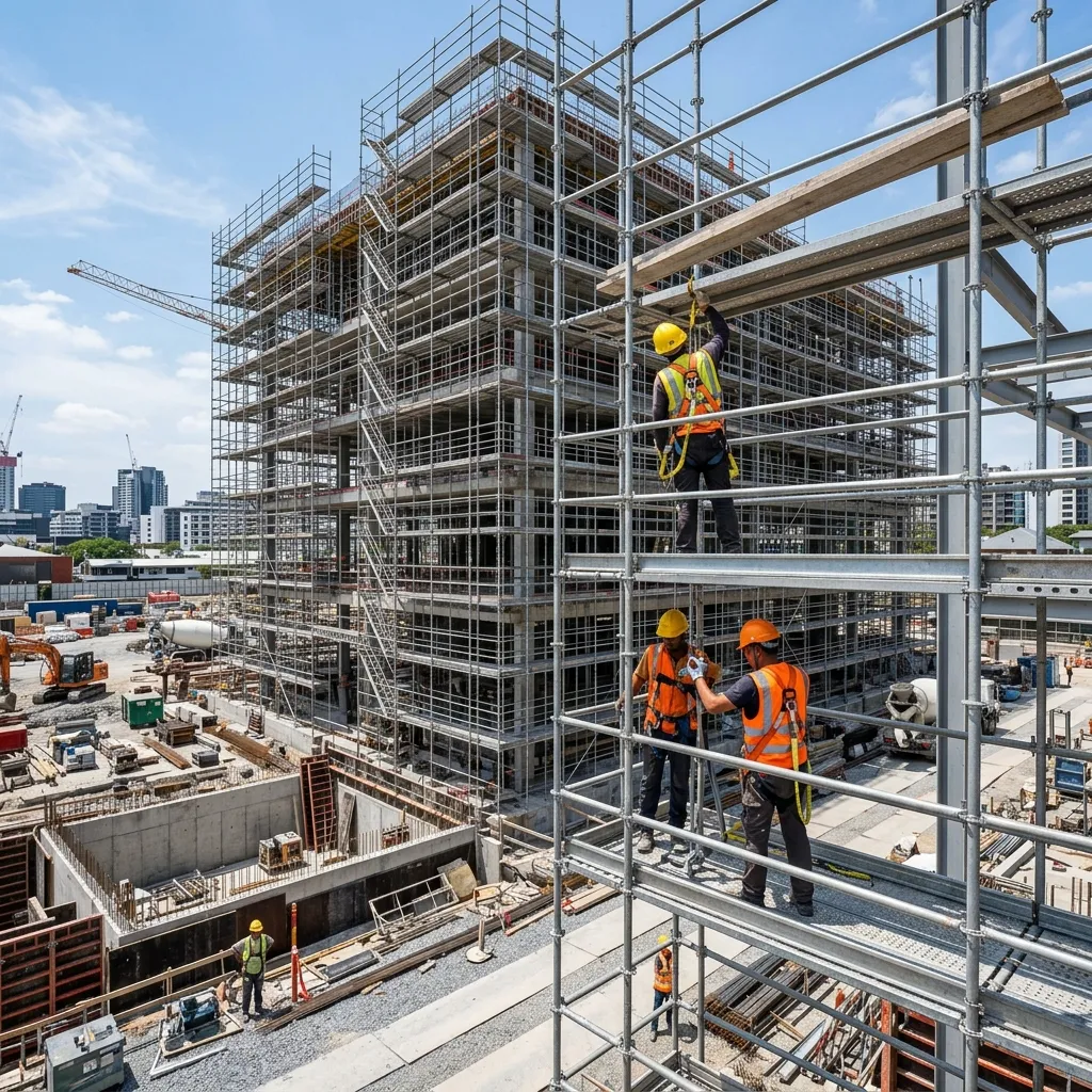 Site Preparation and Scaffolding Works
